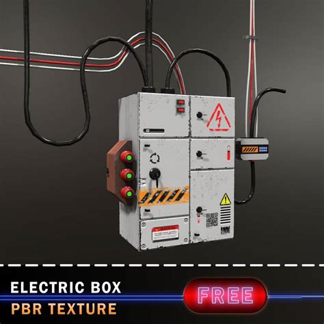 electric box 3d model free|Electric Box free 3D model .